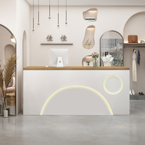 Clothing Store Cashier Desk Counter Shop Small Minimalist Modern Beauty Salon Milk Tea Shop Small Bar Desk Front Desk Reception Desk
