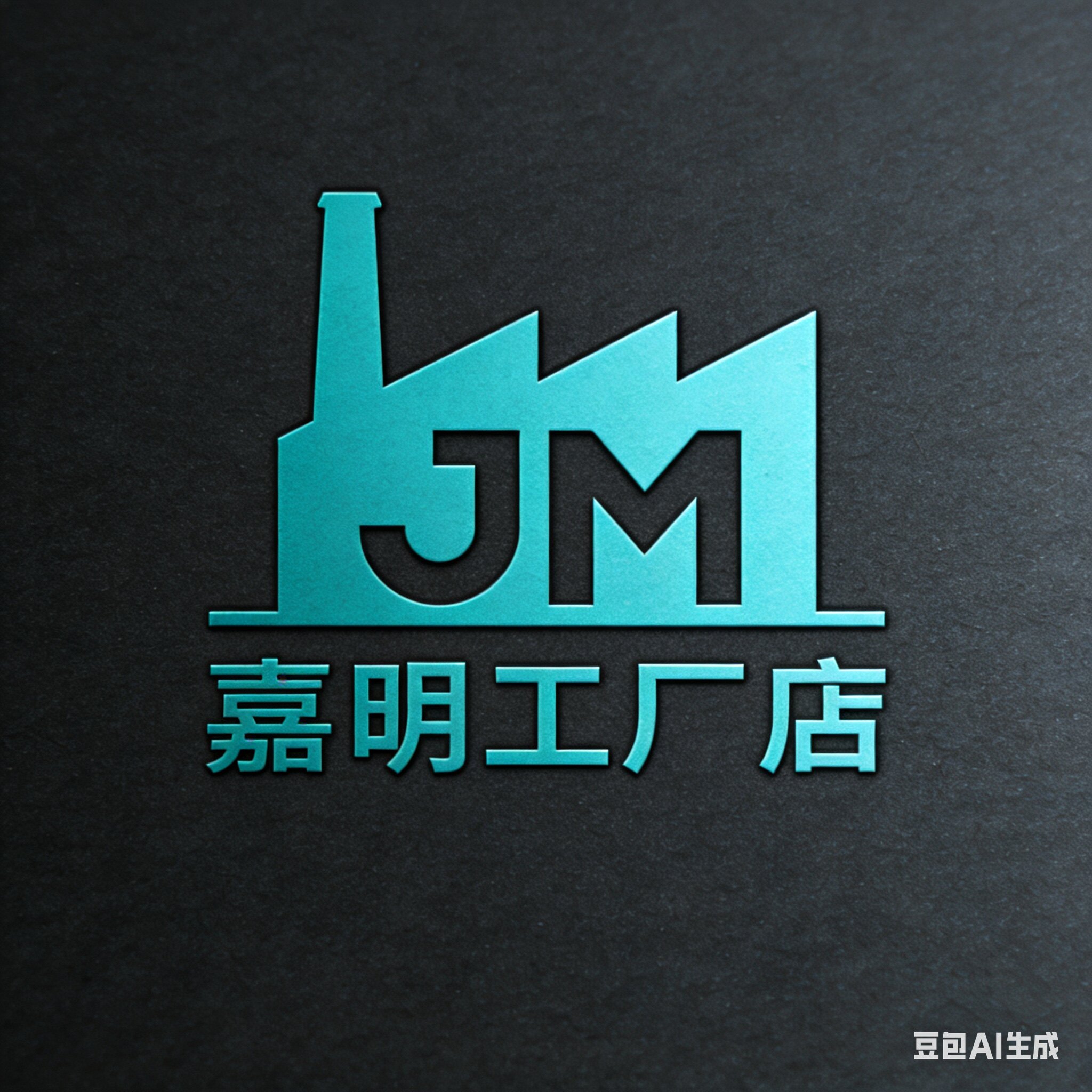 嘉明工厂店的LOGO