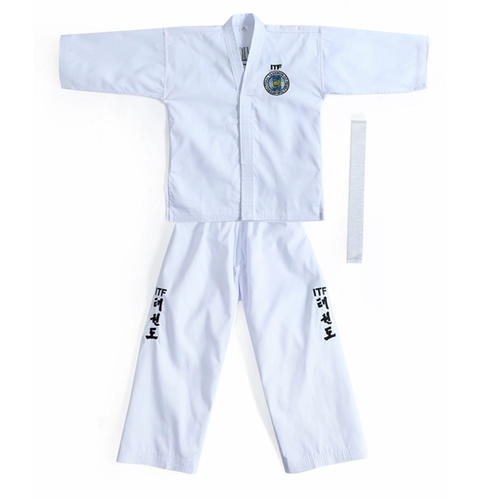 Taekwondo одежда Itf Dojo одежда изящная вышивка для взрослых детей Itf Doja Clothing