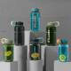 Fuguang Water Cup Male Student Large Capacity Plastic Sports Water Bottle High Temperature Resistant Summer Space Cup Anti-Fall Fitness Bottle
