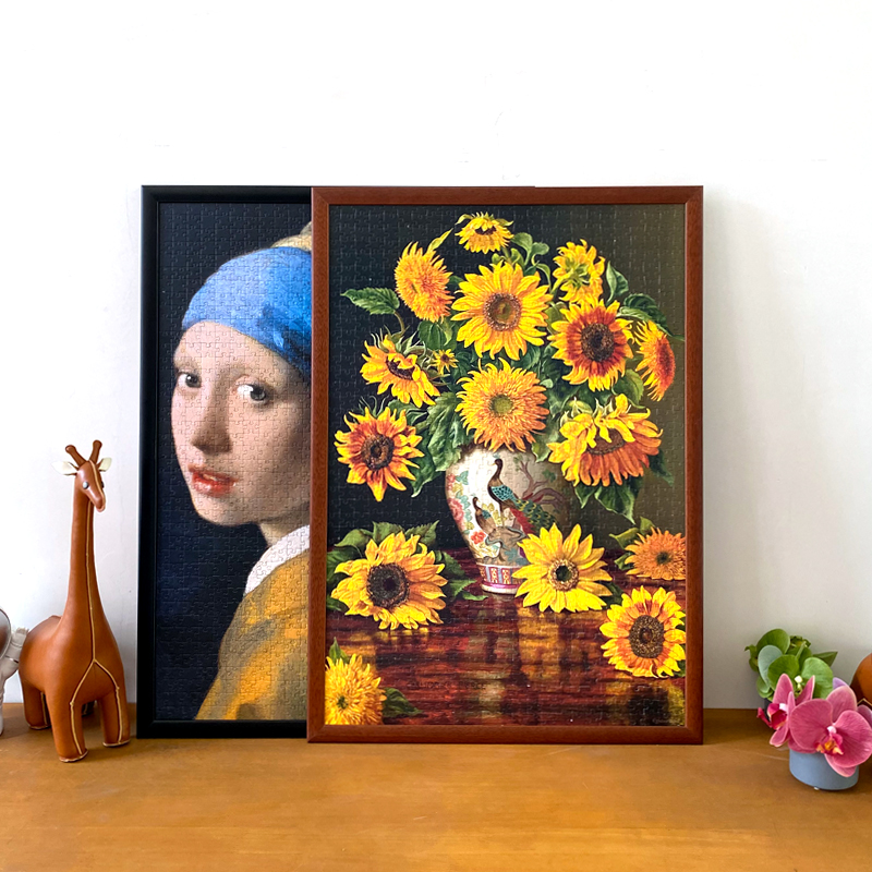 Solid Wood puzzle frame photo frame customized 500 piece 1000 piece 1500 piece puzzle frame picture frame can be customized