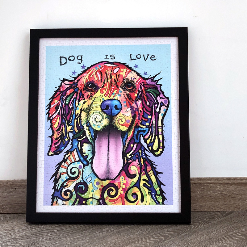 3djp flat plastic puzzle special puzzle box 300 pieces 600 pieces 1000 pieces solid wood puzzle box can be customized