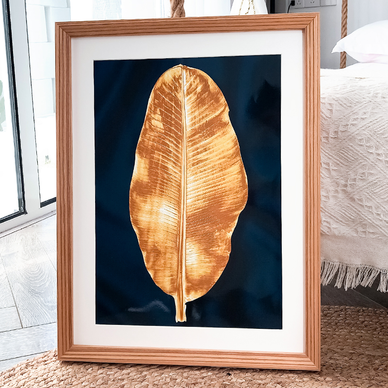 Walnut solid wood printing frame in wind hundred days image frame large size hanging wall large photo puzzle frame