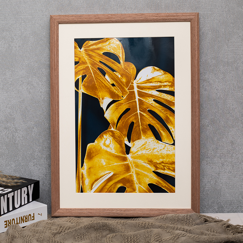 Solid wood photo frame hanging wall frame photo wall A4 A3 8K 4K 4K wooden large size custom fit and mounting