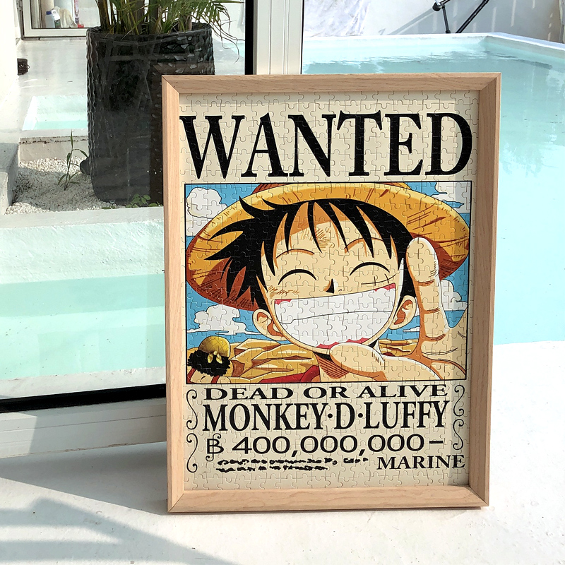 Oblique puzzle frame 1000 piece 50x75 puzzle frame 500 piece 1500 piece 2000 piece solid wood frame hanging wall custom