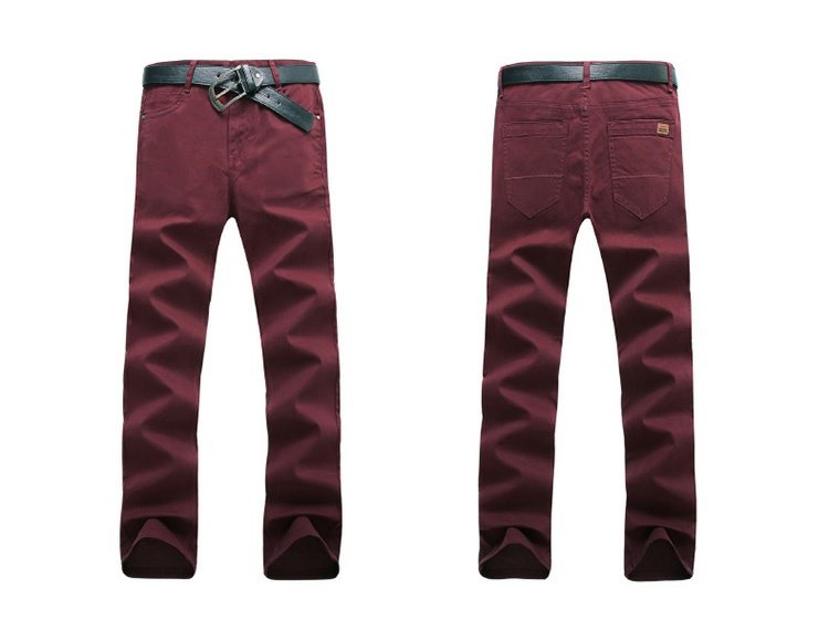 Quần tây nam co giãn cộng với phân bón XL Chất béo lỏng dài Quần dài cộng với quần nhung dày nam shop quần áo nam