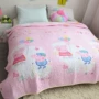 Pig Peggy Điều hòa không khí Pad Pad Tấm dày Giặt bông Chở giường đơn Cotton Twill Cover Chăn bộ ga giường cute