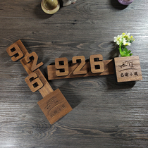 Soliwo digital door plate store box door sign hotel househousehousehold listed villa