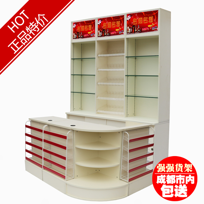 Sichuan Manufacturer Famous Wine Back Cabinet Glass Smoking Cabinet Combo Wine Display Cabinet Cashier Counter Corner Cabinet 
