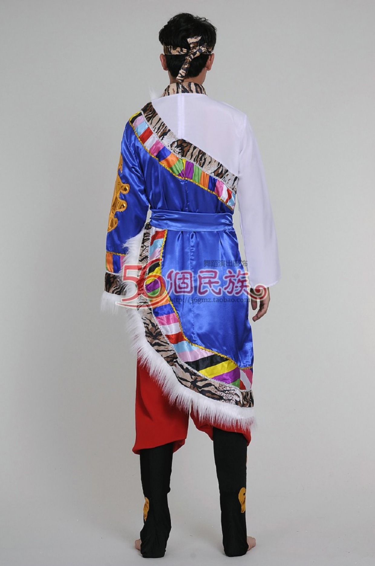 Trang phục múa Tây Tạng nam mới trưởng thành thiểu số Tây Tạng biểu diễn trang phục đồng cỏ thời trang nữ
