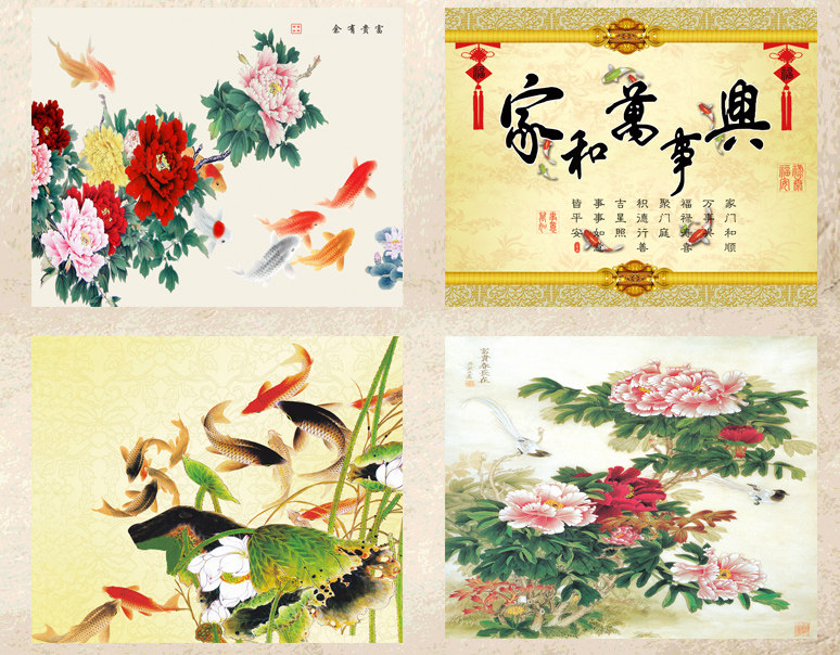 A selection of peony pictures by the Count of Basuitable 