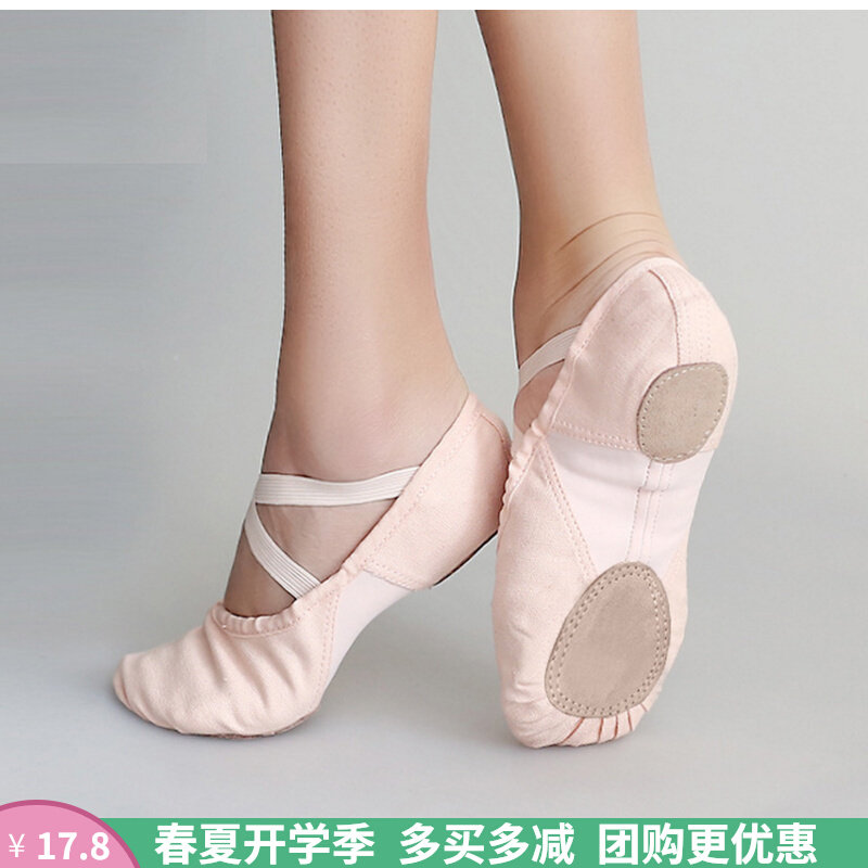 Adult Dance Shoes Upgrade Elastic Soft Bottom Exercises Shoes Modern Ethnic Body Cat Paws Dancing Girl Ballet Shoes