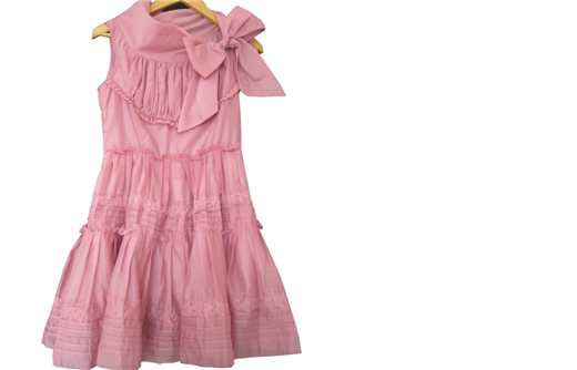  Premium European and American Style Bow-Tie Sleeveless Mulberry Silk Slim-Fit Dress Sweet 13Jc003