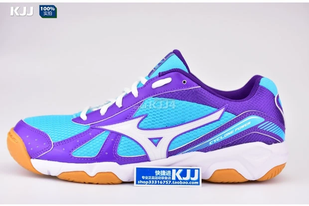 Giày cầu lông chính hãng MIZUNO Mizuno Giày nam giày nữ Giày cầu lông CYCLONE POWER mẫu nữ