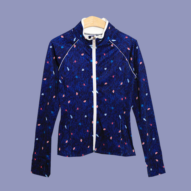 Korean version of new long-sleeved swimsuit lovers seaside honeymoon for outdoor sunscreen speed dry jellyfish surf men