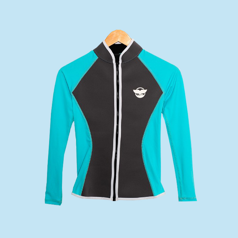 Long-sleeved swimsuit female sunscreen quick-drying slim waist Korean version of the new jellyfish suit surfing suit Sanya vacation diving suit