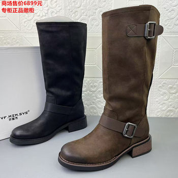 Imported fashion women's boots plus velvet knight boots high boots