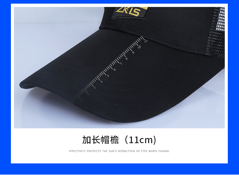 Trung Quốc mũ câu cá nam mới mùa hè ngoài trời mũ mũ visor thiết bị câu cá phao câu lục đầu cần