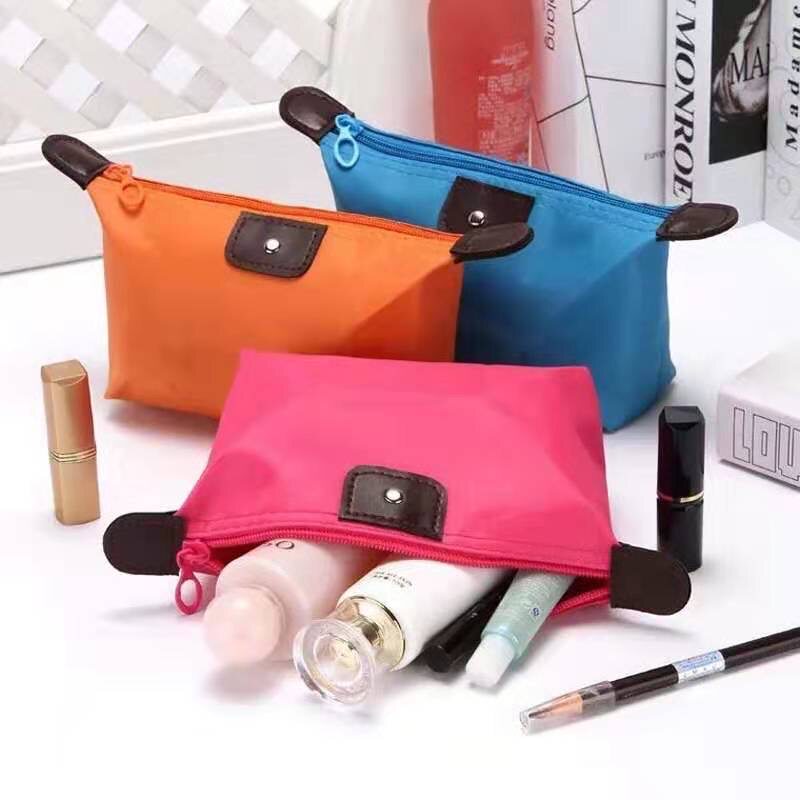 Minima Carry-on Bag Portable Small Number Multifunction Large Capacity Travel Lipstick Red Makeup Bag Wash Bag Women Mini