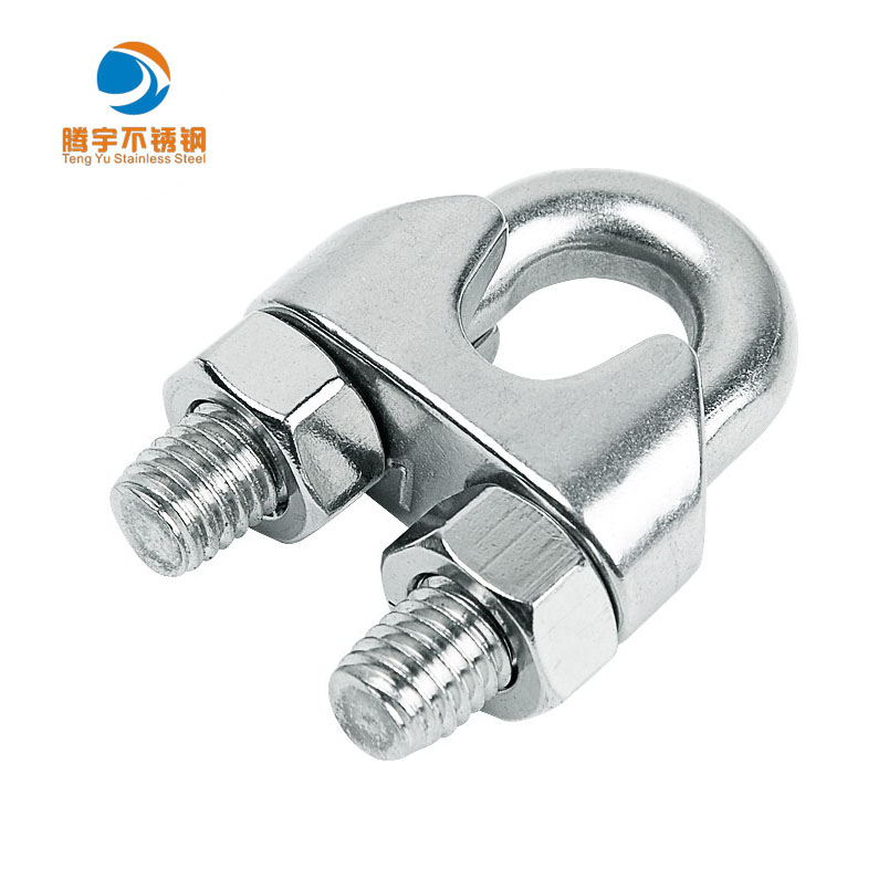 304 stainless steel wire rope chuck chuck rope buckle rolling head wire clip full specification M2-24 clamp