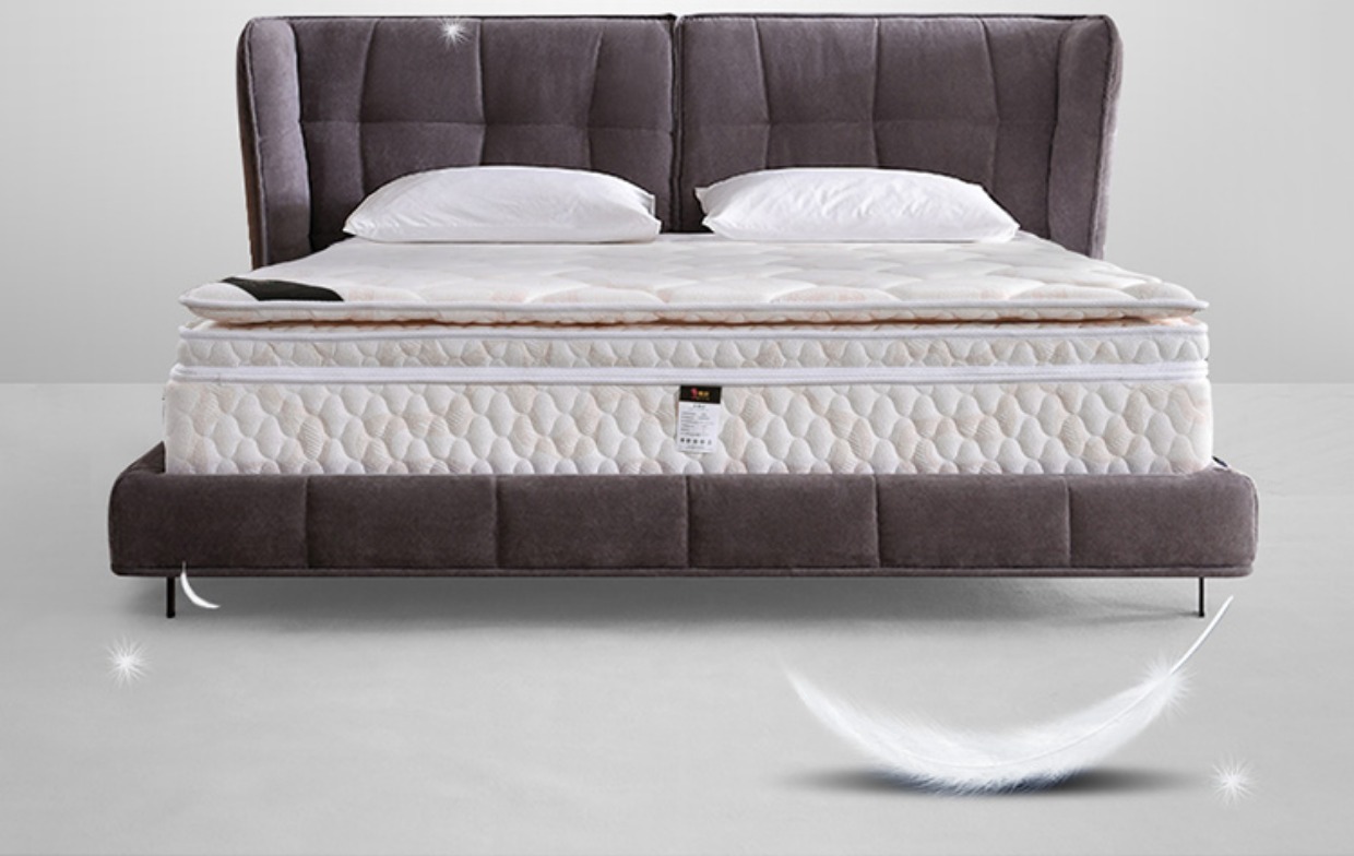 Sui Yan độc lập cao su thiên nhiên mùa xuân nệm Simmons 1.5m1.8 nệm khách sạn năm sao dày 2 mét siêu mềm - Nệm ga nệm