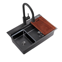 (15% subsidy) Supor kitchen nano sink stainless steel dishwashing sink single-slot large sink household vegetable basin