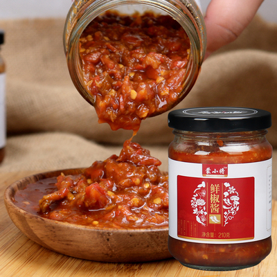 【6.8元】蒙小将蒜蓉鲜辣椒酱