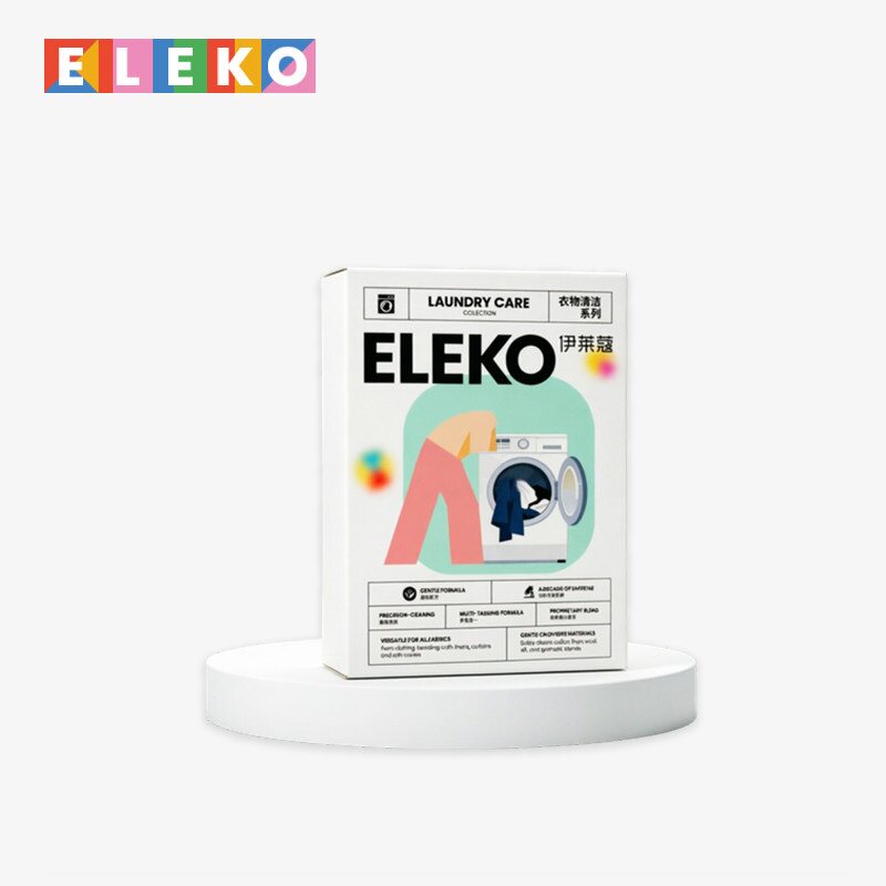 ELEKO旅行洗衣片便携式洗衣泡泡纸旅游超浓缩内衣袜洗衣纸