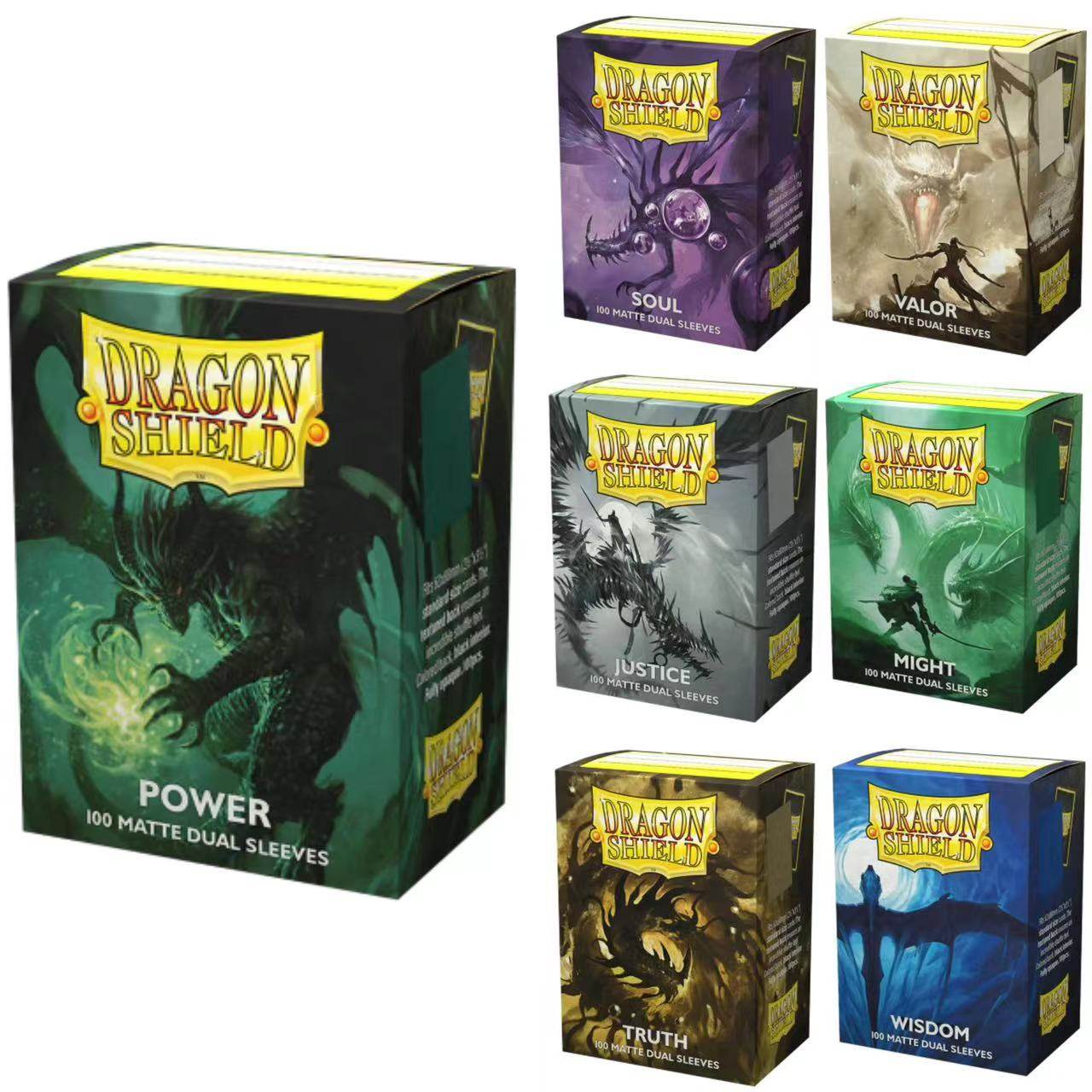`龙盾纯色磨砂竞技比赛版卡套DUAL卡套MTG万智牌WS宝可梦PTCG:为卡牌收藏者量身打造的“神器”!`_桌游配件_淘宝游戏网