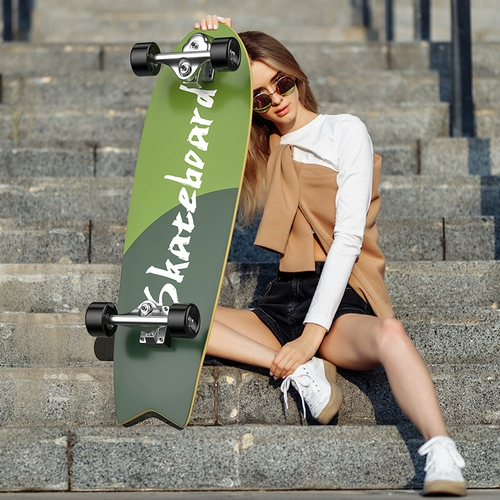 Entesi Land Surfboard Skateboarding Junior Scholar Road Rinsee Surfing лыжная тренировочная доска детская штрафная щетка улица