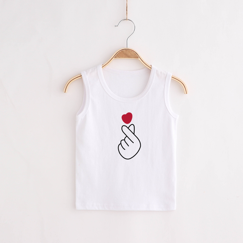 váy cô gái trẻ em váy mùa hè 2019 bé mới vest trẻ em bông tay T-shirt sling đáy phiên bản Hàn Quốc của không khí.