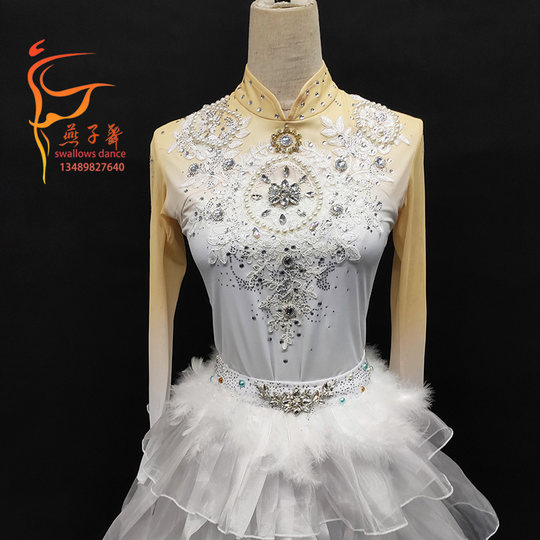 Neue kasachische Wang Yidan Swan Performance-Kostüme und Kunsttests der Beijing Dance Academy Kostüme und Kostüme
