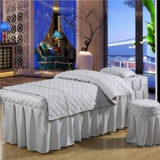 Cotton bông chống trượt bốn mảnh thẩm mỹ viện đặc biệt massage giường bao gồm vật lý trị liệu châu Âu giường làm đẹp giường có lỗ