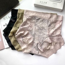 The Phantom boutique 3 boxed with high waist collection of bellied tenor seduces sexy lace antibacterial cotton crotch Triangle briefs Ladies