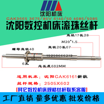 Shenyang CNC machine tool screw cak4085 6150 3665 3675 5085nj lathe x-axis ball screw