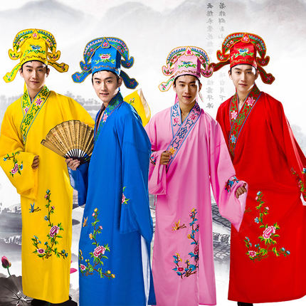 Jiangnan's Big Four talents in ancient fashion show costumes Tang Bohu Gongzi Clothing Annual Conference Little Pine Stage Performance Costume Costume