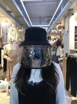 Protective cap anti-splash splash spit covering the face