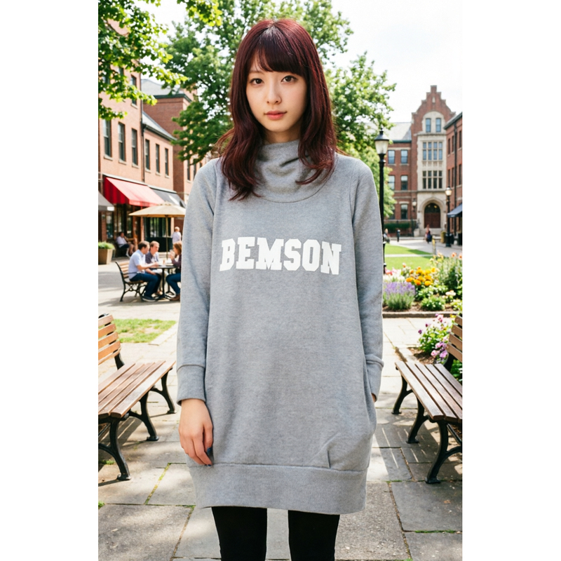 Japanese Order Women's Layered Collar Cross-Over Hooded Long Vintage Letter Sweatshirt Hoodie Soft Dress Special Sale Japanese Order Women's Layered Collar Cross-Over Hooded Long Vintage Letter Sweatshirt Hoodie Soft Dress Special Sale