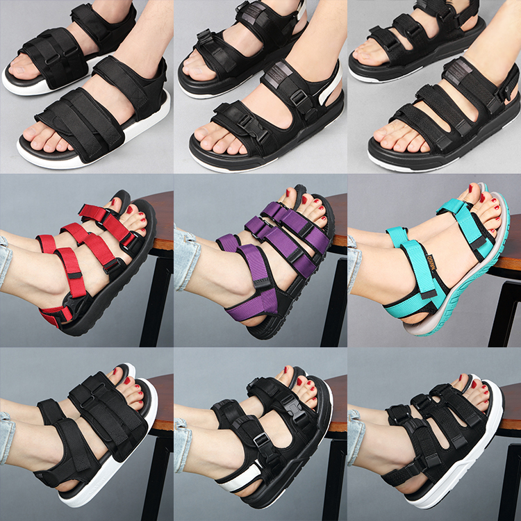 Dép nam 2018 mới Giày Việt Nam Giày nam triều mùa hè Dép nam mềm đế mềm baotou sandal giày puma nam