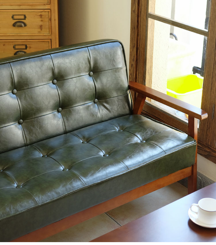 Bắc ou Nghệ thuật hiện đại sofa căn hộ nhỏ kéo khóa retro American phòng khách nước với giường sofa và bữa sáng Cafe - Ghế sô pha ghế sofa phòng khách