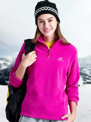 Explorating outdoor fleece jacket men's and women's pullover autumn and winter windproof warm liner couple sports fleece jacket