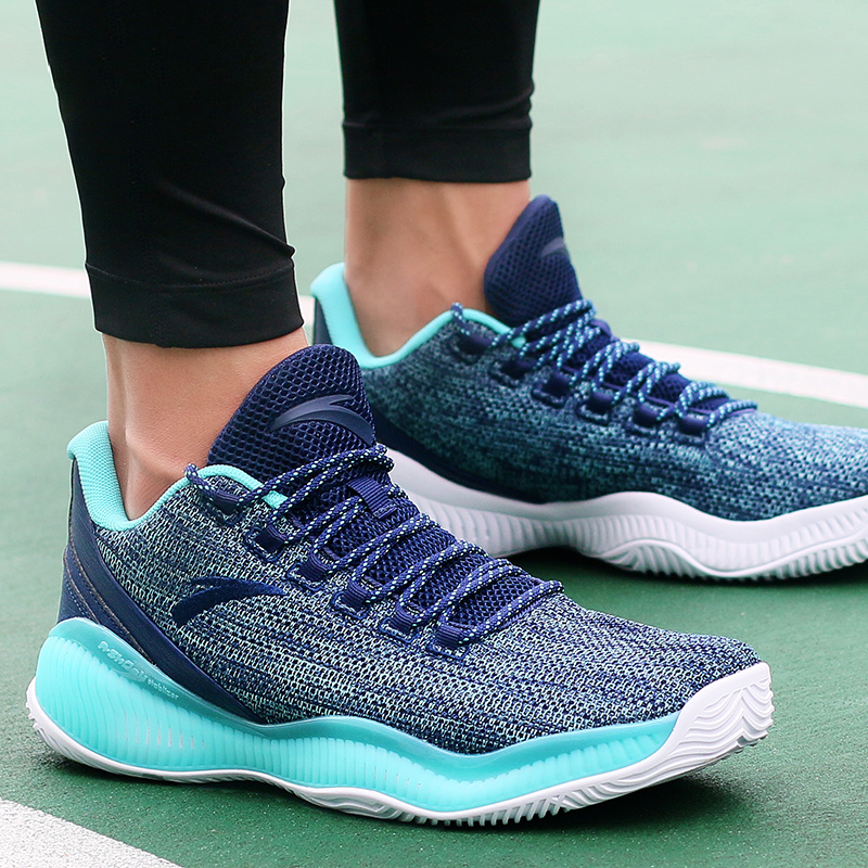 Giày bóng rổ Anta Giày nam 2018 Giày thể thao mùa thu mới A-SHOCK thấp để giúp giày ủng 11831188R giày sneaker nam chính hãng