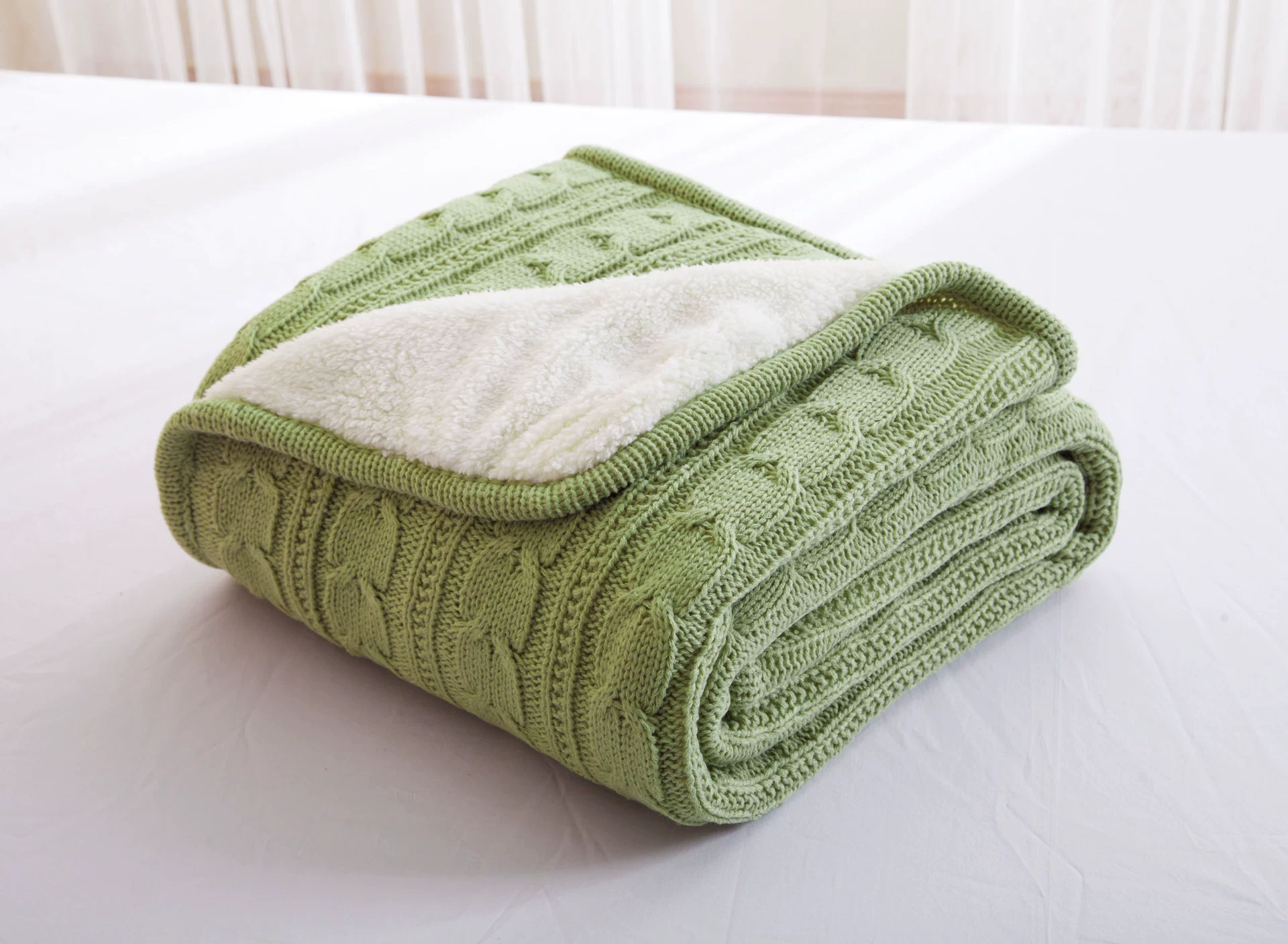 mùa thu và mùa đông đơn đa mục đích chăn che chăn sherpa rắn chăn xuân đan giản dị cashmere chăn - Ném / Chăn chăn lông cừu giá bao nhiều