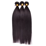 10-34-дюймовый человеческие пакеты волос прямой природа черная