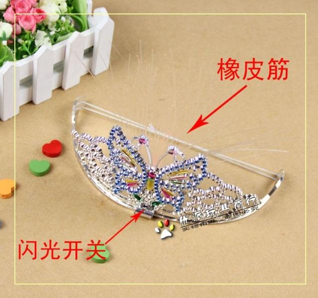 Giáng sinh trò chơi trẻ em cung cấp hình ảnh phong cách cây đũa thần thiên thần dính đèn flash sợi quang vương miện - Sản phẩm Đảng / Magic / Hiệu suất bộ đồ halloween cho bé trai