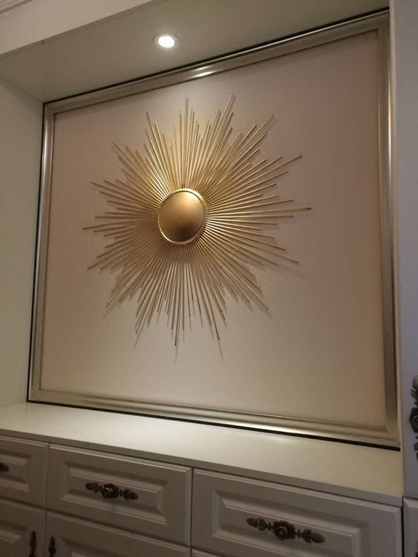 Three-dimensional wrought iron wall decoration Wall decoration pendant Creative home living room European style entrance TV background wall decoration