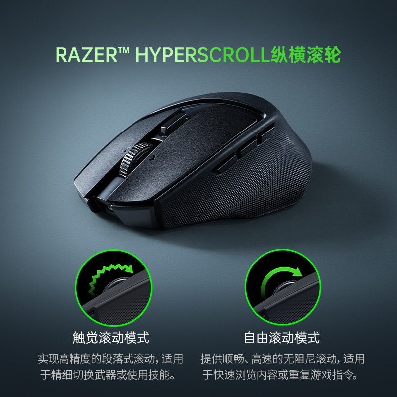 Razer Basilisk Mobile Edition Tri-Mode Wireless Bluetooth Portable Office Gaming Mouse