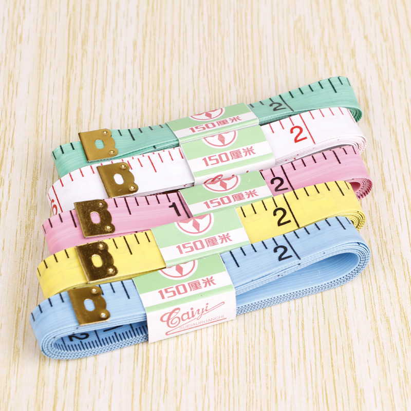Waist ruler household leather ruler measuring clothing ruler soft ruler tape measure three-dimensional ruler meter ruler measuring body ruler clothing ruler cutting cloth ruler 1 5 meters