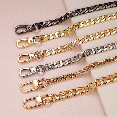 Single purchase of pacifier nail bag accessories, flat chain, high-end non-fading metal chain, women's bag chain, single-shoulder crossbody, detachable