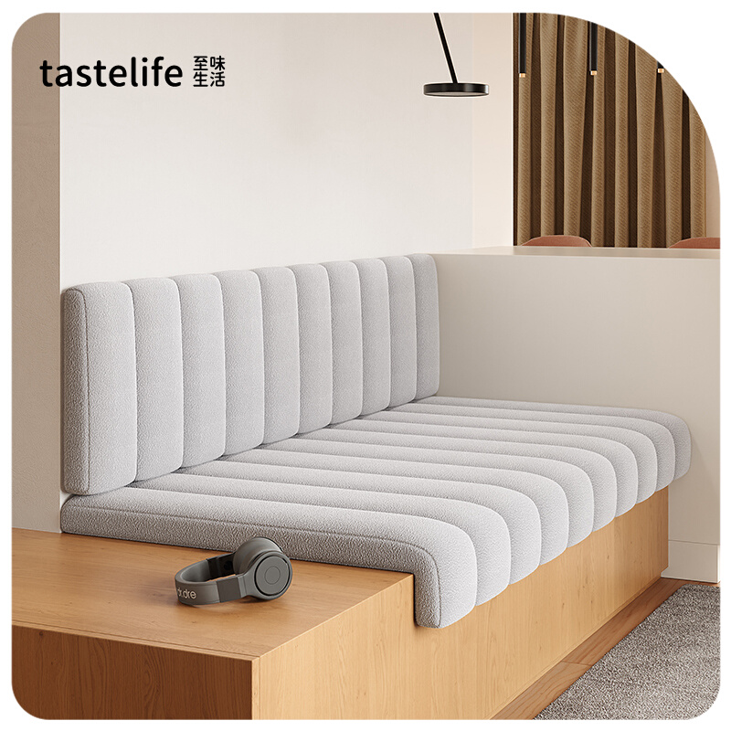 Custom Living Room Teddy Suede Backrest Cassette Cushion Shoes Cabinet Cushions Fixed Make Sponge Soft Bag Changing Shoes Stool Cushion Sofa Cushion-Taobao